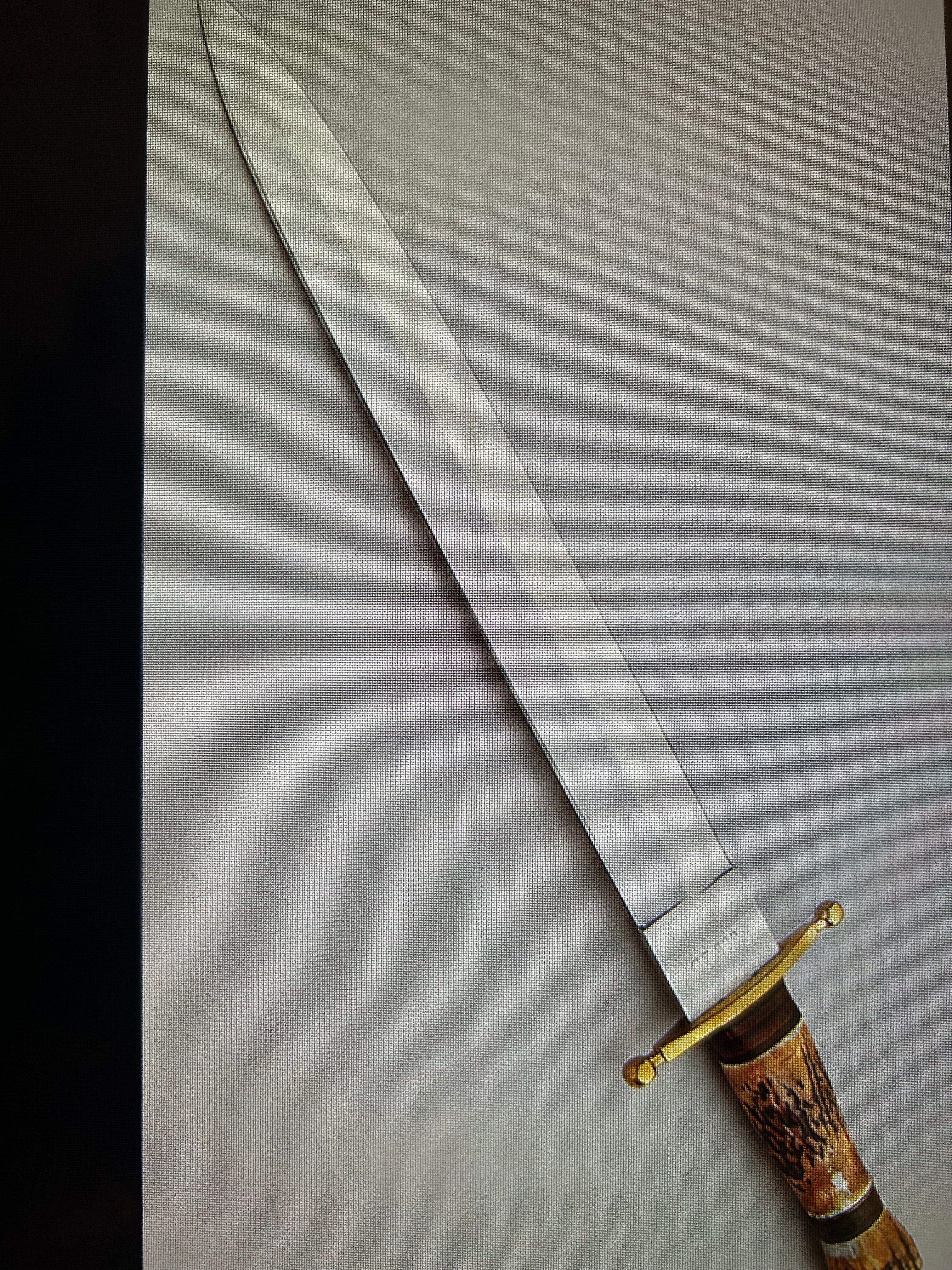 COLT USA KNIVES MODEL FIGHTER 13" BLADE BOWIE ALL PURPOSE FIGHTER KNIFE HIGH CARBON STEEL W/SHEATH PRE-OWNED