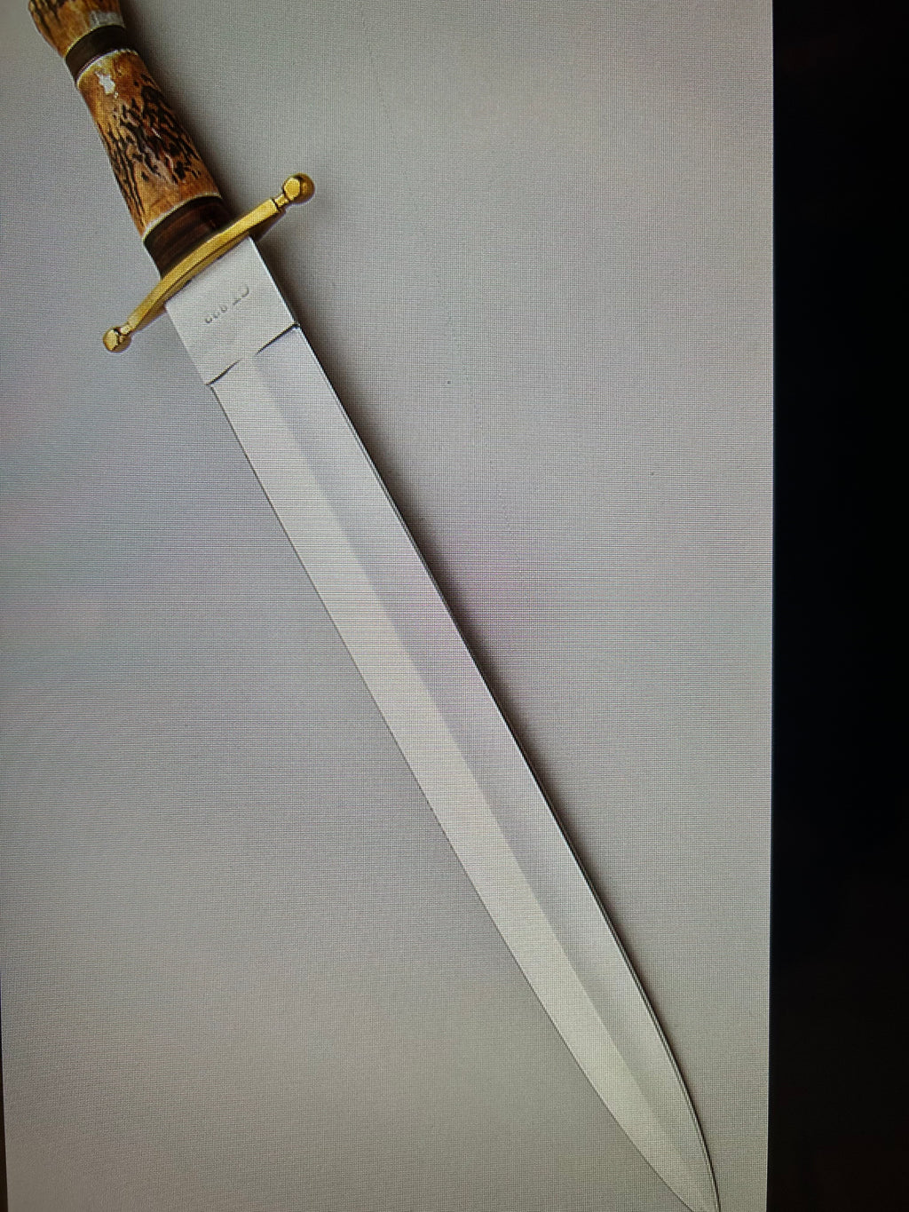 COLT USA KNIVES MODEL FIGHTER 13" BLADE BOWIE ALL PURPOSE FIGHTER KNIFE HIGH CARBON STEEL W/SHEATH PRE-OWNED