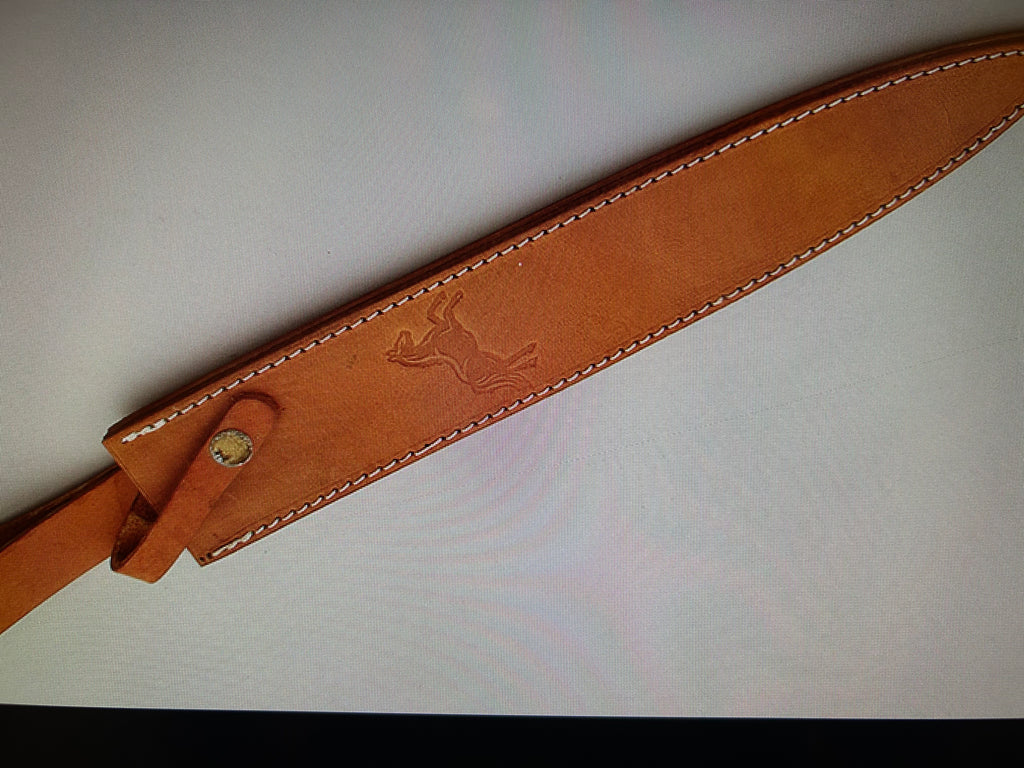 COLT USA KNIVES MODEL FIGHTER 13" BLADE BOWIE ALL PURPOSE FIGHTER KNIFE HIGH CARBON STEEL W/SHEATH PRE-OWNED