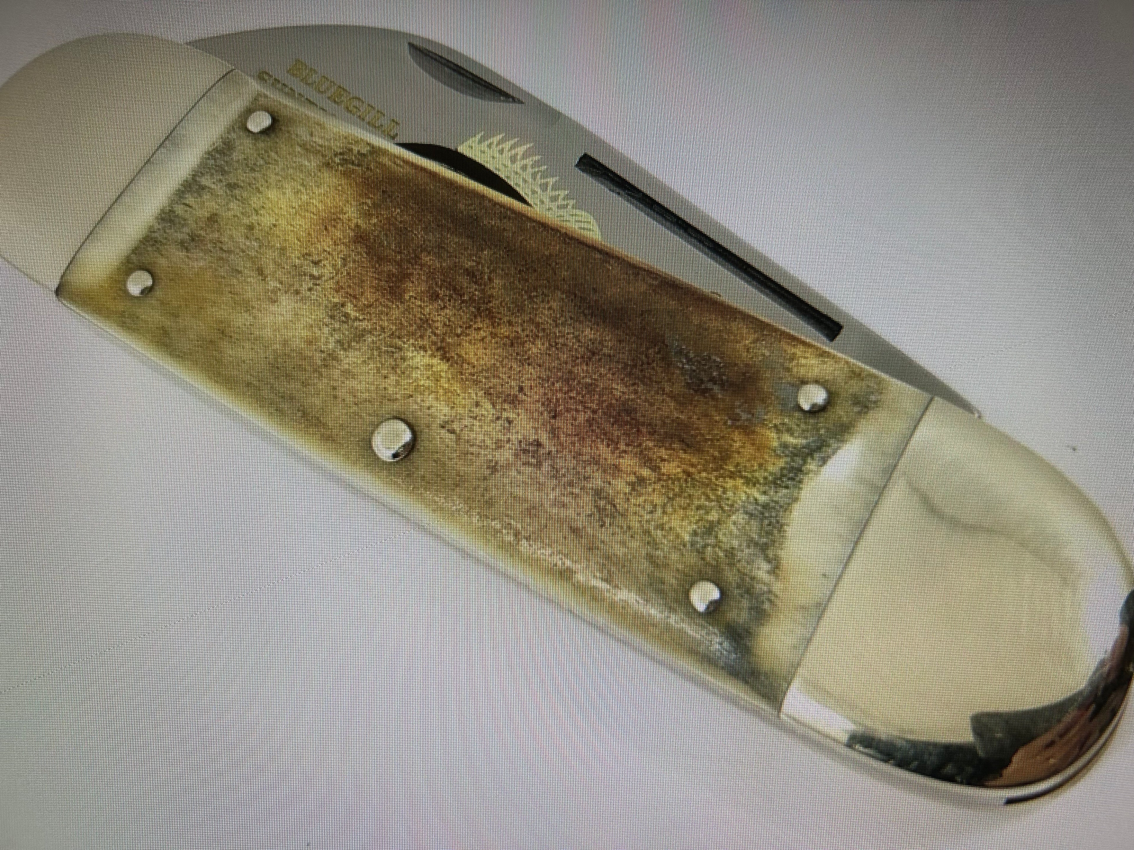 a...CASE XX USA Museum 3" Blade Carbon Steel Smooth Bone Elephant Toe Pocket Knife Pre-Owned