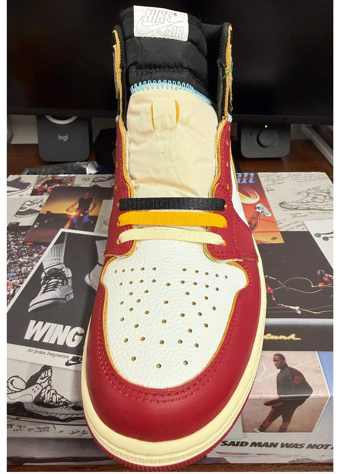 W...Air Jordan 1 Retro Union LA x OG SP High Chicago Shadow - Size 11 Mens BRAND NEW