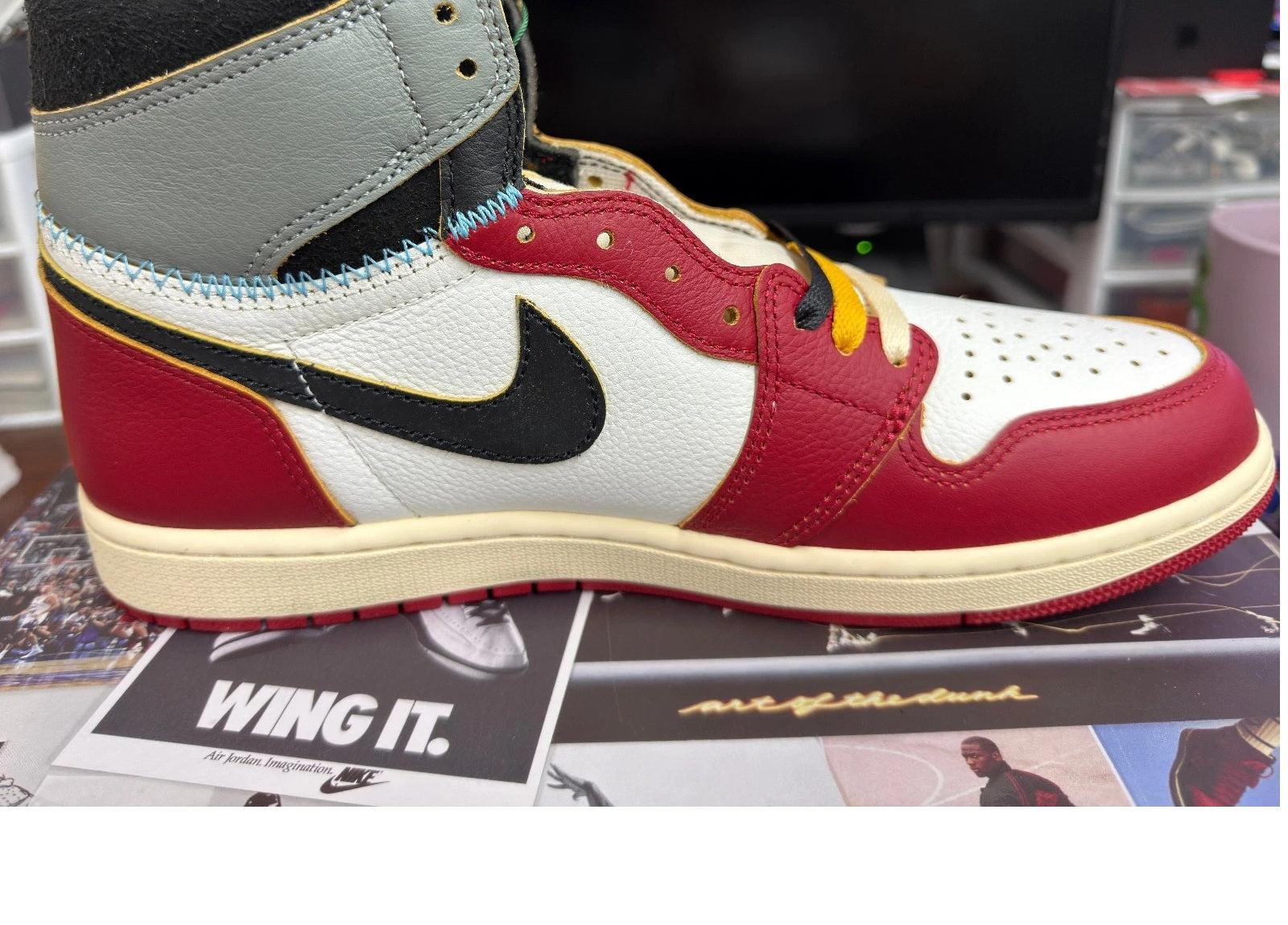 W...Air Jordan 1 Retro Union LA x OG SP High Chicago Shadow - Size 11 Mens BRAND NEW