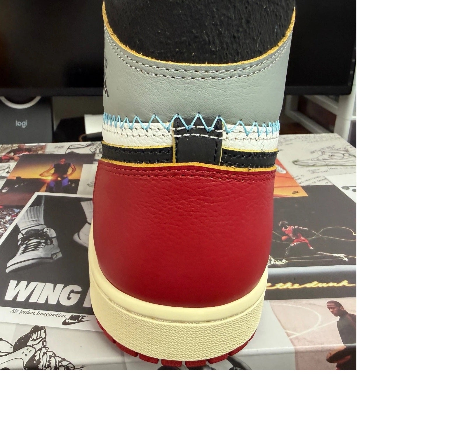 W...Air Jordan 1 Retro Union LA x OG SP High Chicago Shadow - Size 11 Mens BRAND NEW