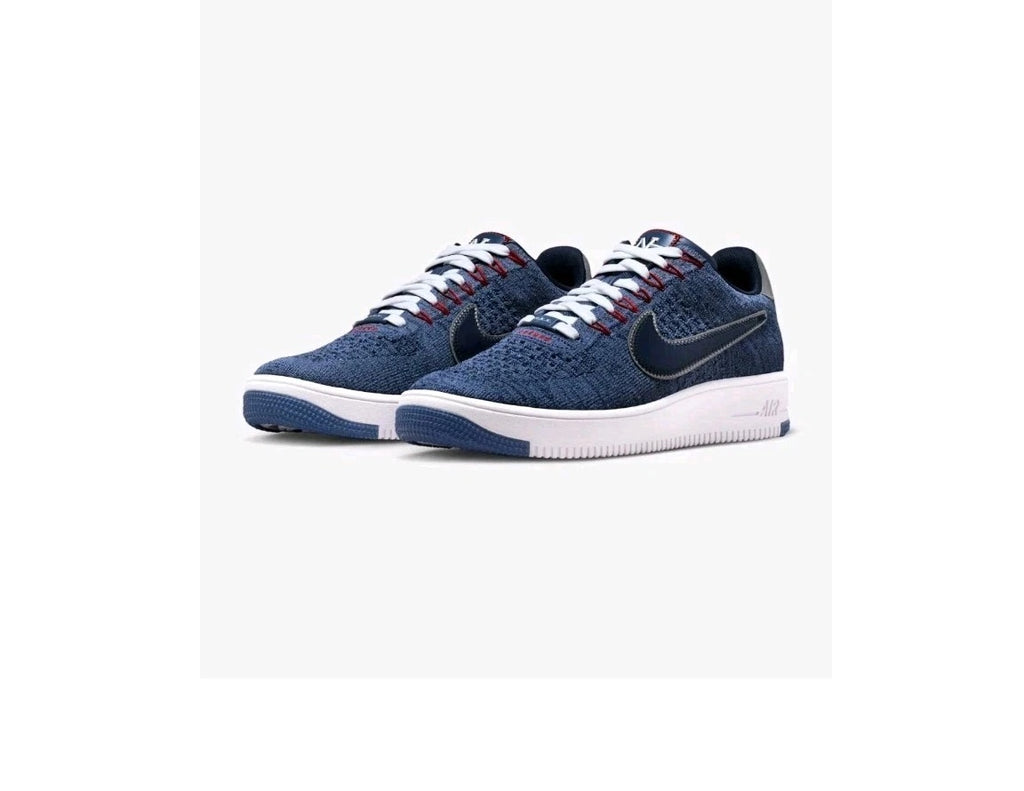 W...Nike Air Force 1 Ultra Flyknit Low New England Patriots Robert Kraft Nor’easte Brand Size 11 NEW