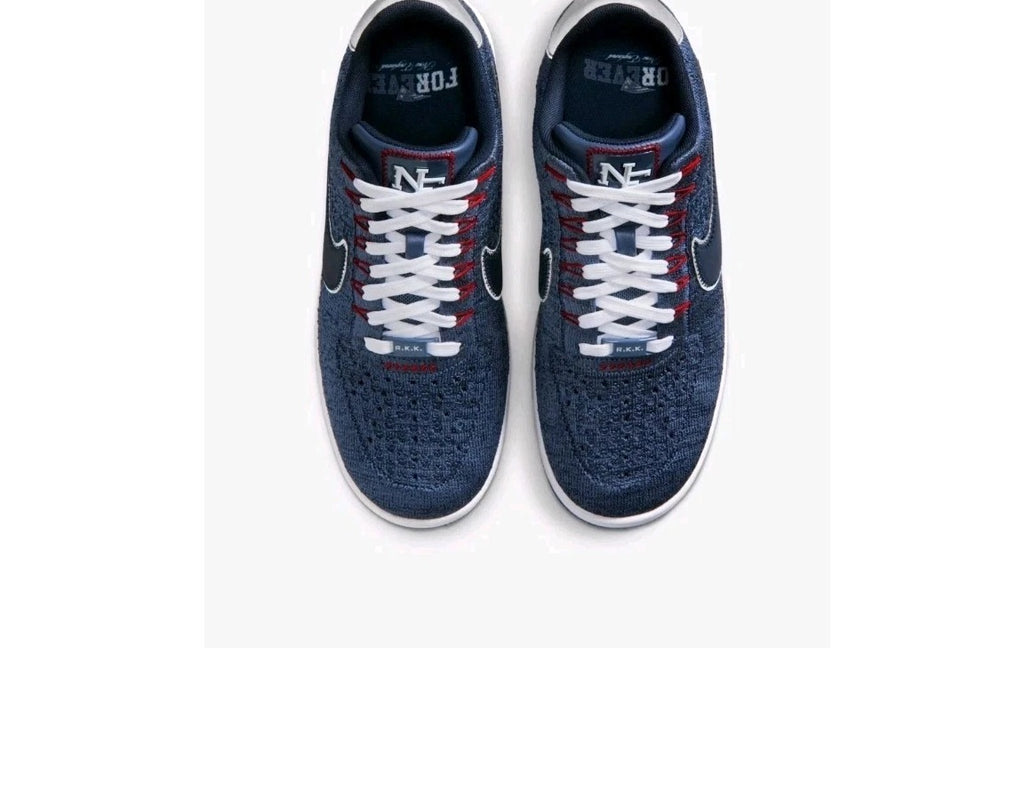 W...Nike Air Force 1 Ultra Flyknit Low New England Patriots Robert Kraft Nor’easte Brand Size 11 NEW
