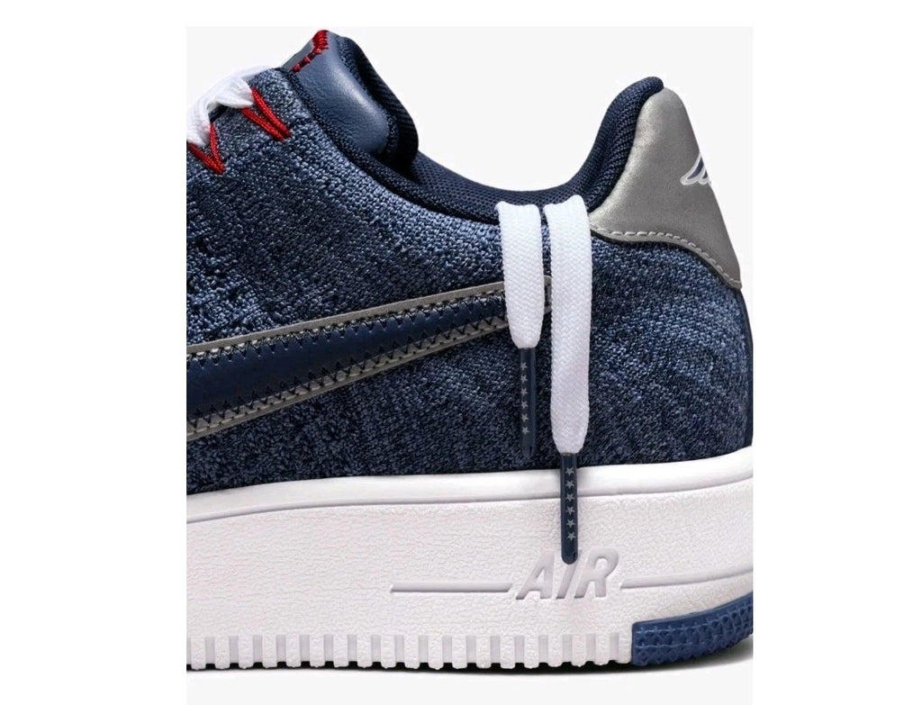 W...Nike Air Force 1 Ultra Flyknit Low New England Patriots Robert Kraft Nor’easte Brand Size 11 NEW