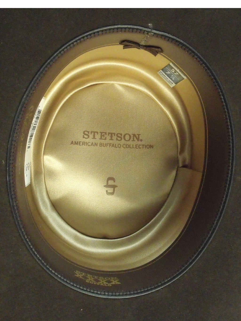 tc...STETSON REVENGER 4X FELT GAMBLER COWBOY BLACK WESTERN HAT BRAND NEW