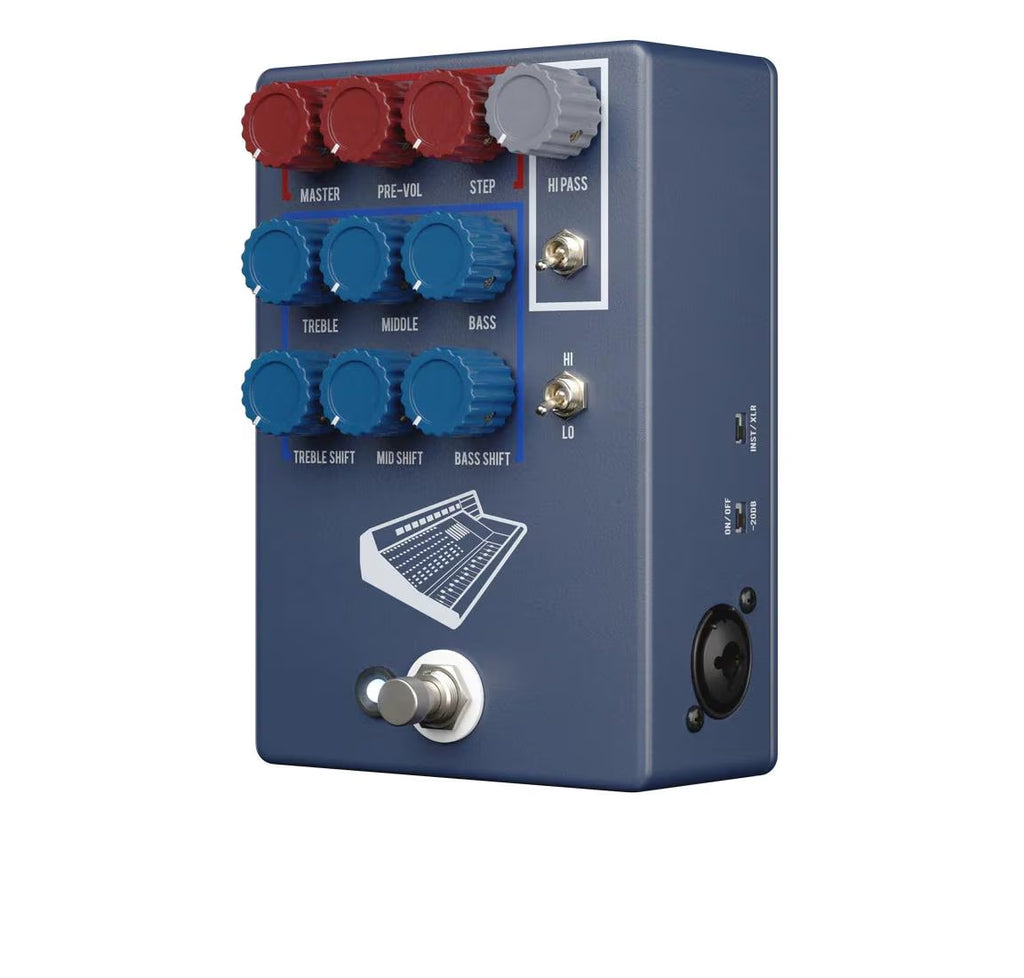 b...JHS Pedals Colour Box V2 10-Year Anniversary Colorway Preamp Pedal Blue New