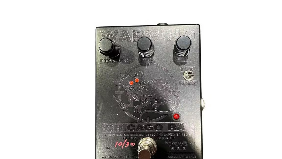 b...DAREDEVIL PEDALS CHICAGO Rat Effect Pedal Used