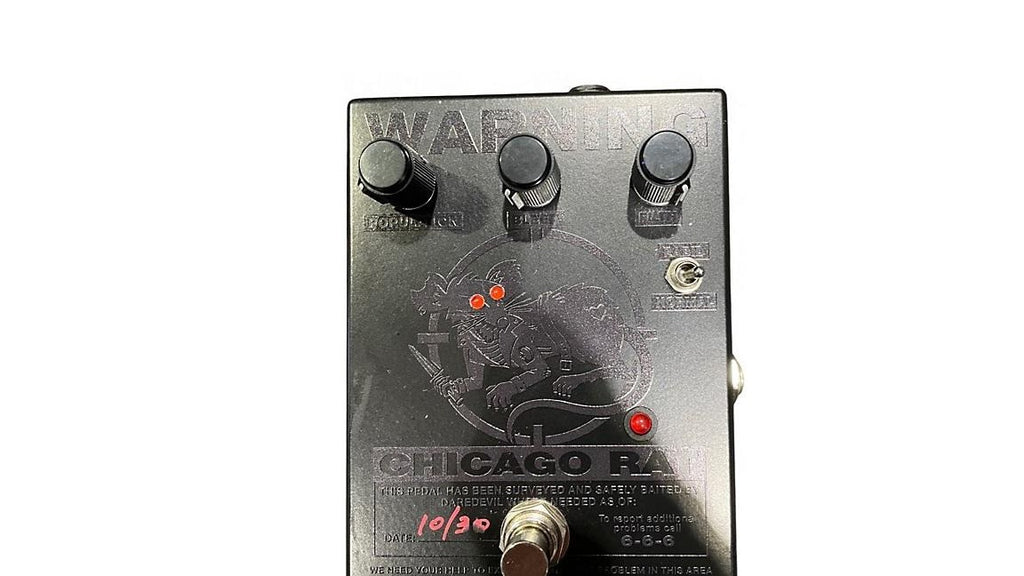 b...DAREDEVIL PEDALS CHICAGO Rat Effect Pedal Used