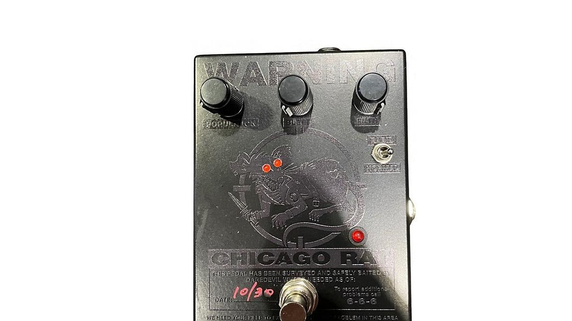 b...DAREDEVIL PEDALS CHICAGO Rat Effect Pedal Used