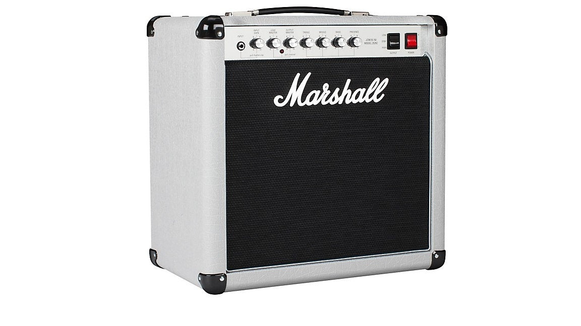ab...MARSHALL ENGLAND Mini Silver Jubilee 2525C 1x12 Tube Guitar Combo Amp - Silver NEW