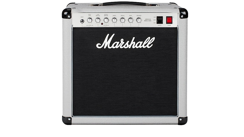 ab...MARSHALL ENGLAND Mini Silver Jubilee 2525C 1x12 Tube Guitar Combo Amp - Silver NEW