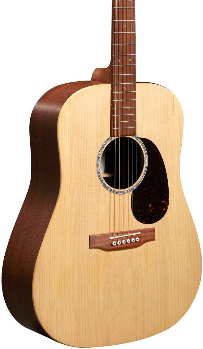 a...MARTIN D-X2E Dreadnought Acoustic-electric Guitar - Figured Mahogany Pattern w/Case NEW