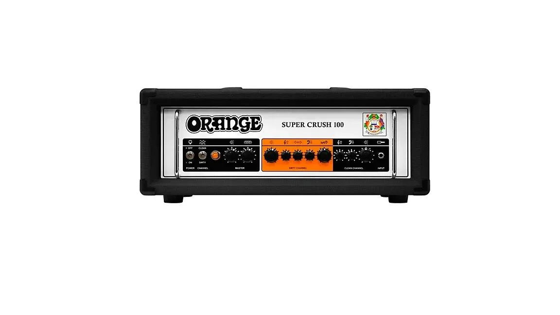 ab...Orange Amplifiers Super Crush 100W Guitar Amp Head Black New