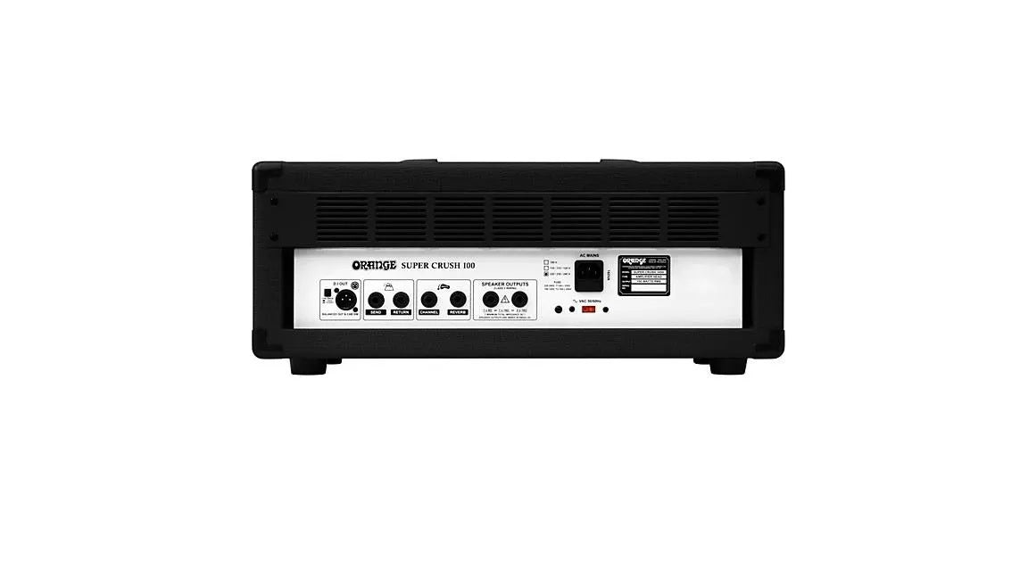 ab...Orange Amplifiers Super Crush 100W Guitar Amp Head Black New