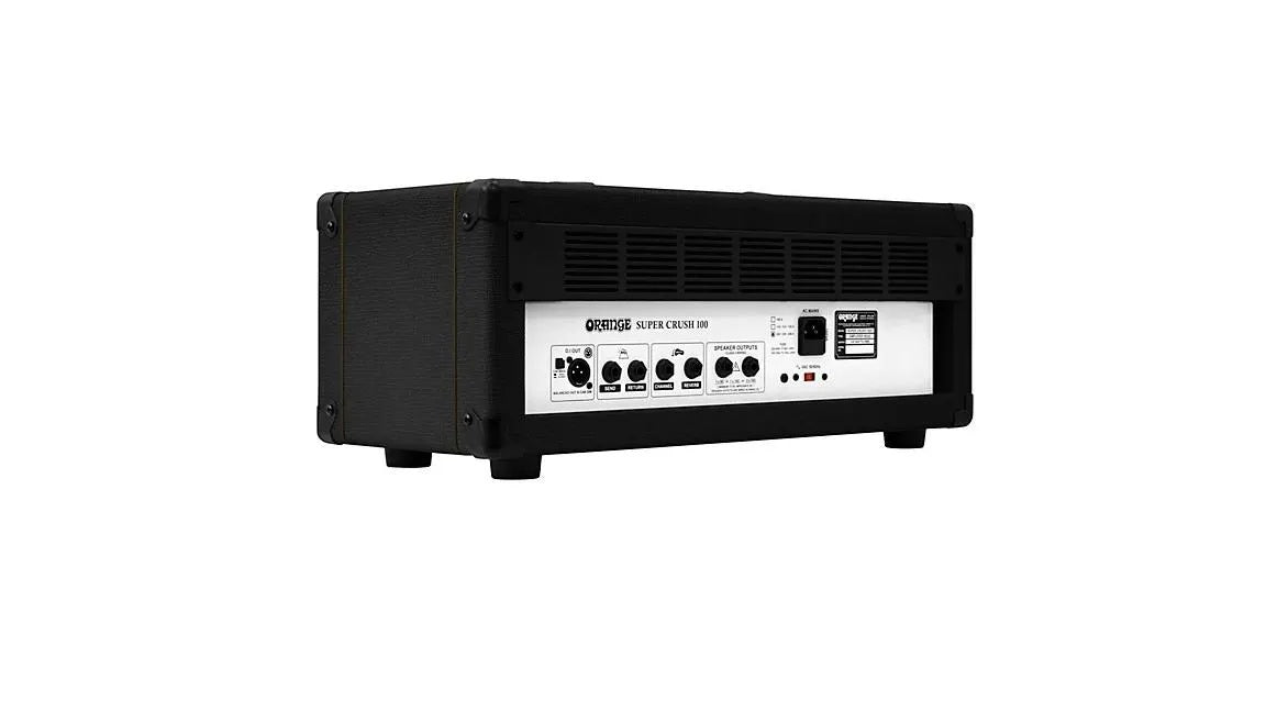 ab...Orange Amplifiers Super Crush 100W Guitar Amp Head Black New