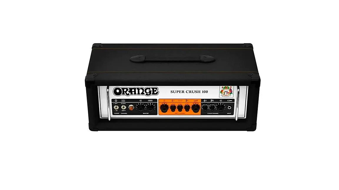 ab...Orange Amplifiers Super Crush 100W Guitar Amp Head Black New