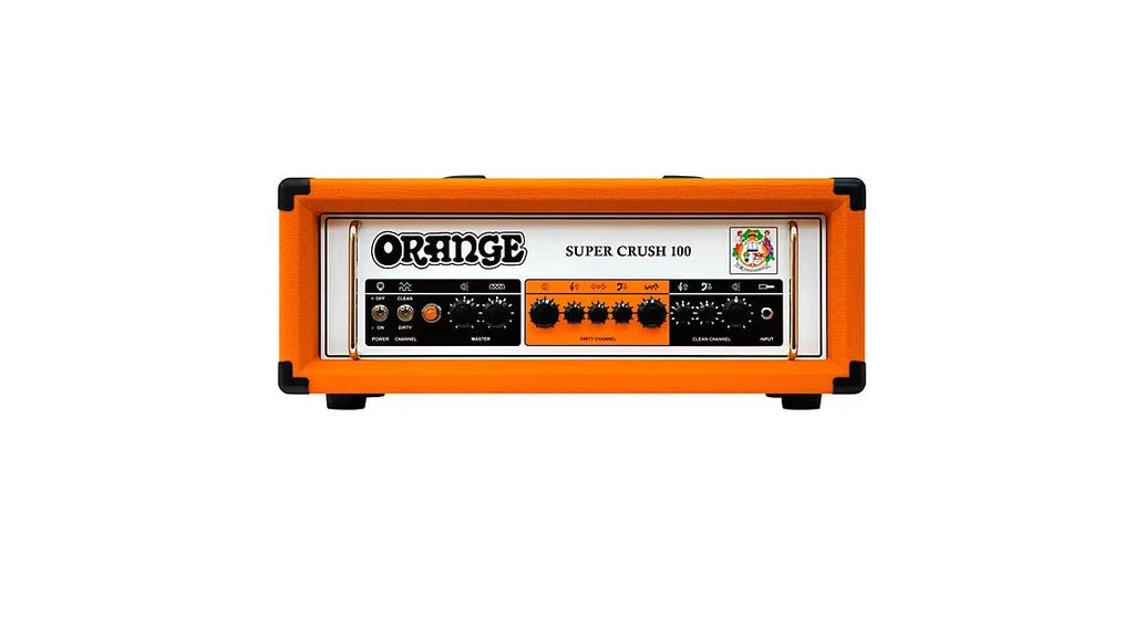 ab...ORANGE Amplifiers Super Crush 100W Guitar Amp Head Orange NEW