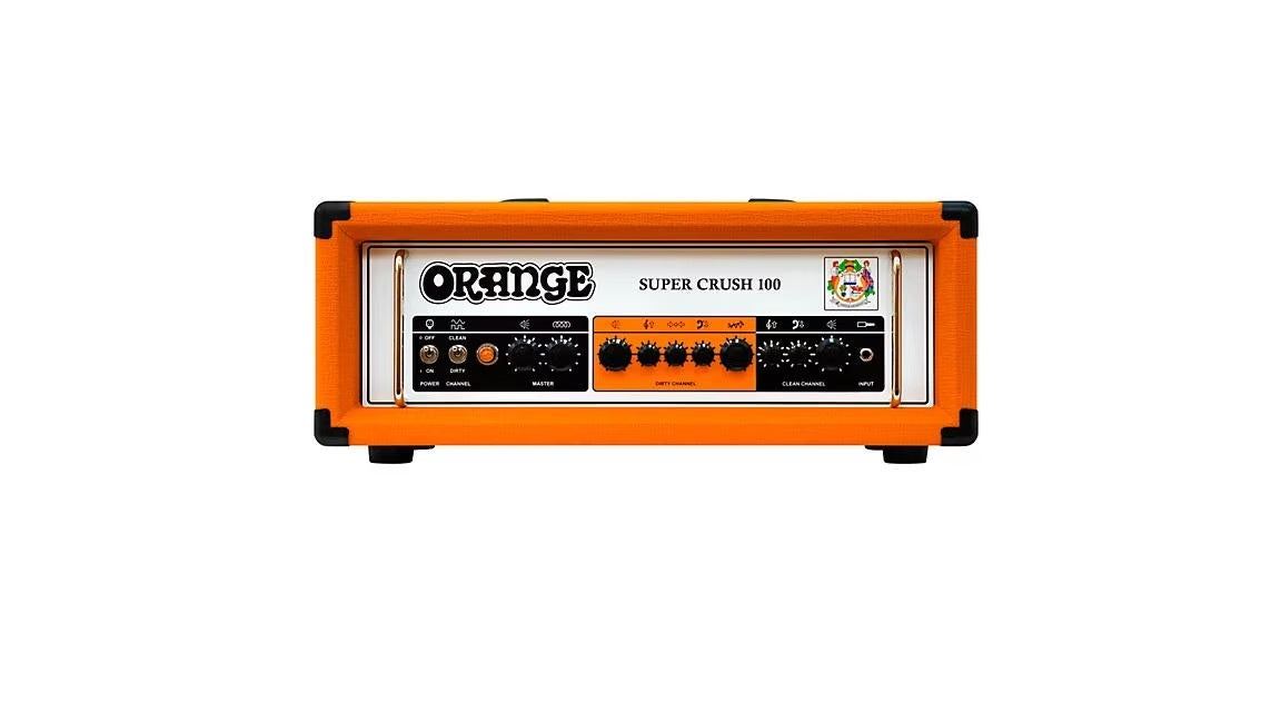 ab...ORANGE Amplifiers Super Crush 100W Guitar Amp Head Orange NEW