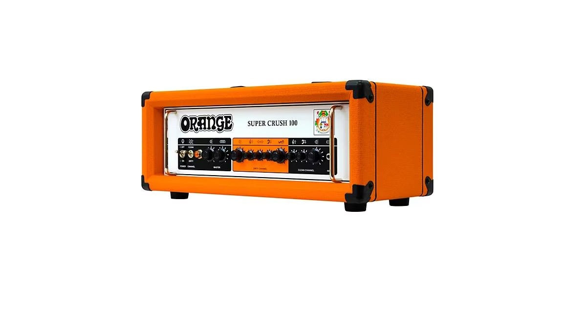 ab...ORANGE Amplifiers Super Crush 100W Guitar Amp Head Orange NEW