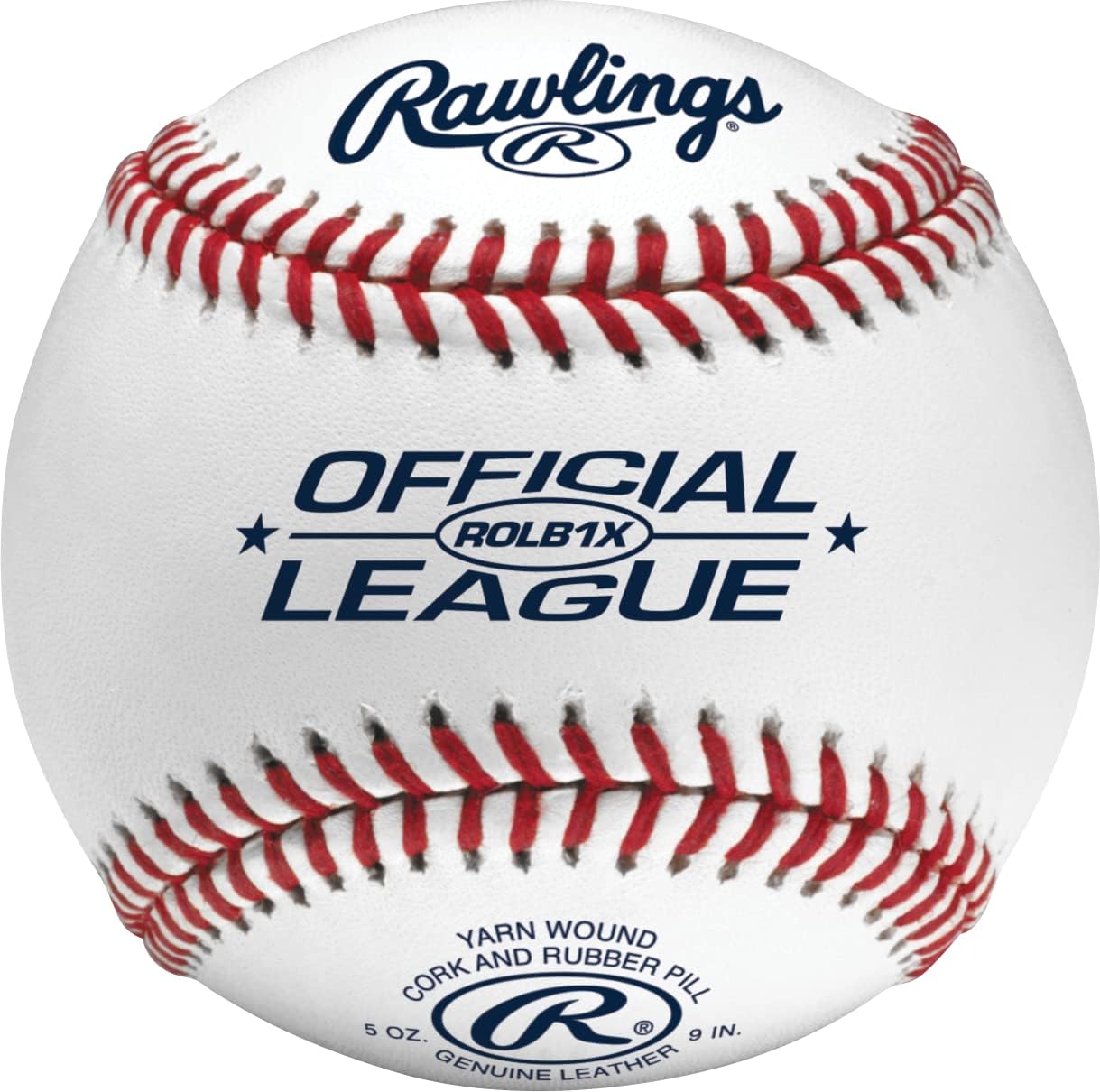 Rawlings Official League Practice Baseballs ROLB1X 12 Count White NEW