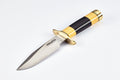 RANDALL USA KNIVES MODEL 3-5.5" Westinghouse Old Yeller- ALL PURPOSE AIRMAN ATTACK KNIFE BLACK/YELLOW MICARTA HANDLE HIGH CARBON STEEL W/SHEATH PRE-OWNED