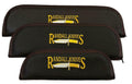 RANDALL KNIFE CASE with SHEATH STRAPS & EMBROIDERED LOGO 5 -7-10-13-14-16- 17" BLACK - USA MADE! NEW