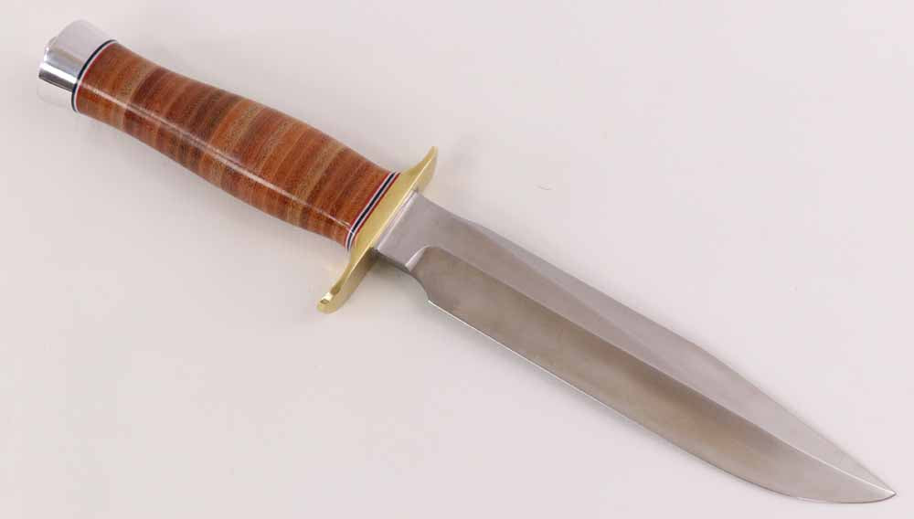 RANDALL USA KNIVES MODEL 1-7.5 ALL PURPOSE FIGHTER KNIFE HIGH CARBON STEEL W/SHEATH PRE-OWNED