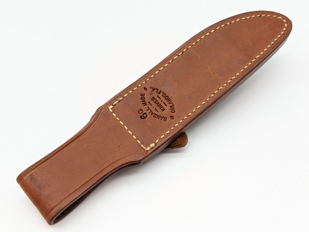 RANDALL USA KNIVES MODEL 1-6 ALL PURPOSE FIGHTER KNIFE HIGH CARBON STEEL STAG/ANTLER HANDLE W/SHEATH PRE-OWNED