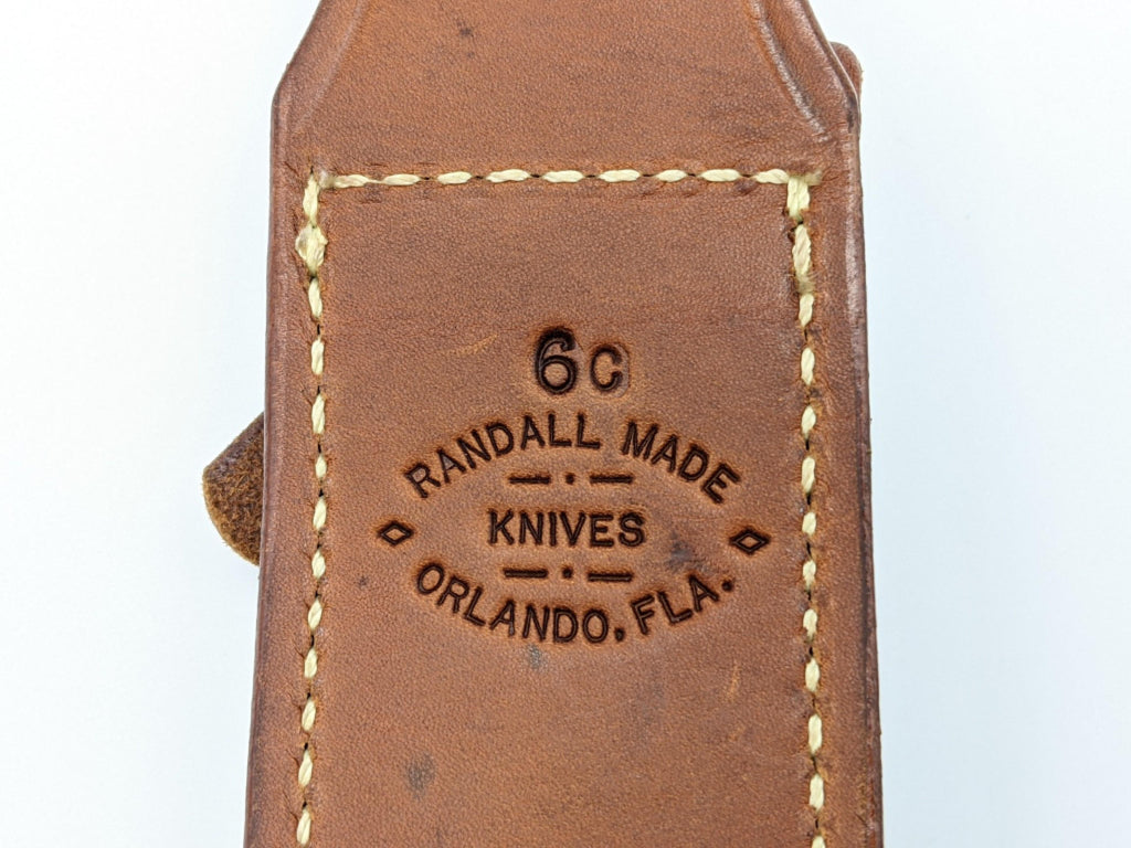 RANDALL USA KNIVES MODEL 1-6 ALL PURPOSE FIGHTER KNIFE HIGH CARBON STEEL STAG/ANTLER HANDLE W/SHEATH PRE-OWNED