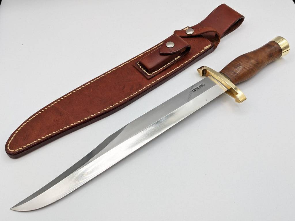 RANDALL USA KNIVES MODEL 12-13 Raymond Thorp Bowie ALL PURPOSE FIGHTER KNIFE HIGH CARBON STEEL W/SHEATH PRE-OWNED