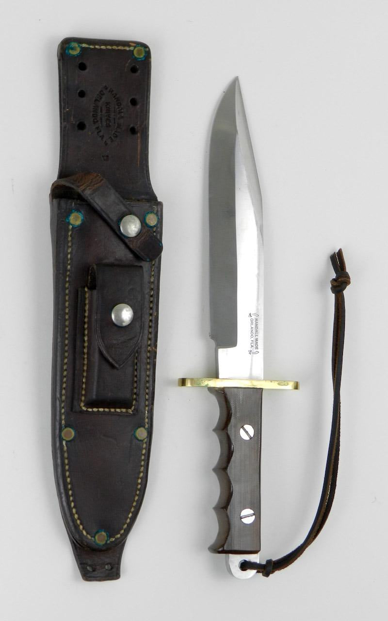 RANDALL USA KNIVES MODEL 14-6.5 ALL PURPOSE FIGHTER KNIFE HIGH CARBON STEEL W/SHEATH PRE-OWNED
