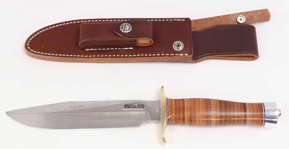 RANDALL USA KNIVES MODEL 1-7.5 ALL PURPOSE FIGHTER KNIFE HIGH CARBON STEEL W/SHEATH PRE-OWNED