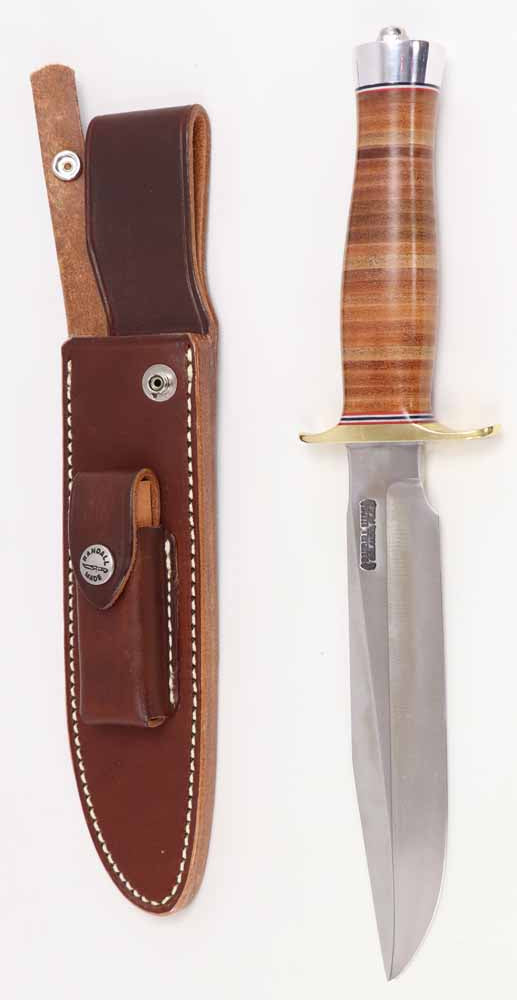 RANDALL USA KNIVES MODEL 1-7.5 ALL PURPOSE FIGHTER KNIFE HIGH CARBON STEEL W/SHEATH PRE-OWNED