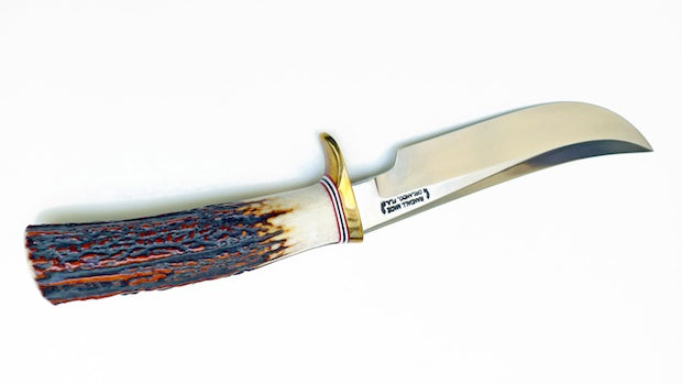 RANDALL USA KNIVES MODEL 5-5.5 ALL PURPOSE FIGHTER KNIFE HIGH CARBON STEEL STAG/ANTLER HANDLE W/SHEATH PRE-OWNED
