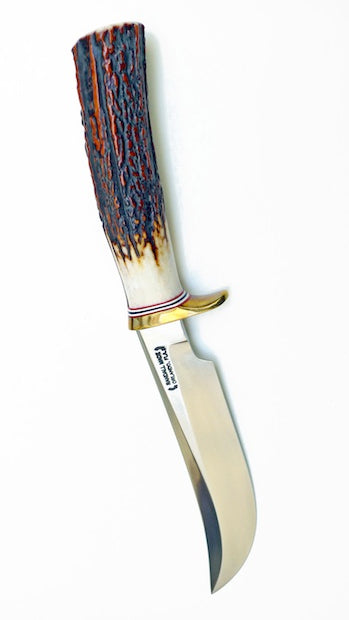 RANDALL USA KNIVES MODEL 5-5.5 ALL PURPOSE FIGHTER KNIFE HIGH CARBON STEEL STAG/ANTLER HANDLE W/SHEATH PRE-OWNED