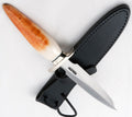 RANDALL USA KNIVES MODEL 2-3 ALL PURPOSE FIGHTER KNIFE HIGH CARBON STEEL STAG/ANTLER HANDLE W/SHEATH PRE-OWNED