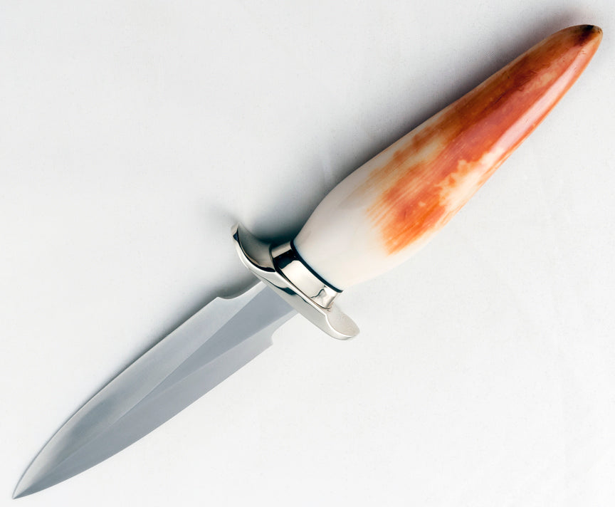 RANDALL USA KNIVES MODEL 2-5 ALL PURPOSE FIGHTER KNIFE HIGH CARBON STEEL STAG/ANTLER HANDLE W/SHEATH PRE-OWNED