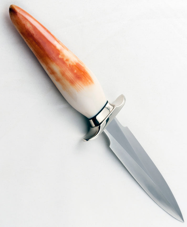 RANDALL USA KNIVES MODEL 2-5 ALL PURPOSE FIGHTER KNIFE HIGH CARBON STEEL STAG/ANTLER HANDLE W/SHEATH PRE-OWNED