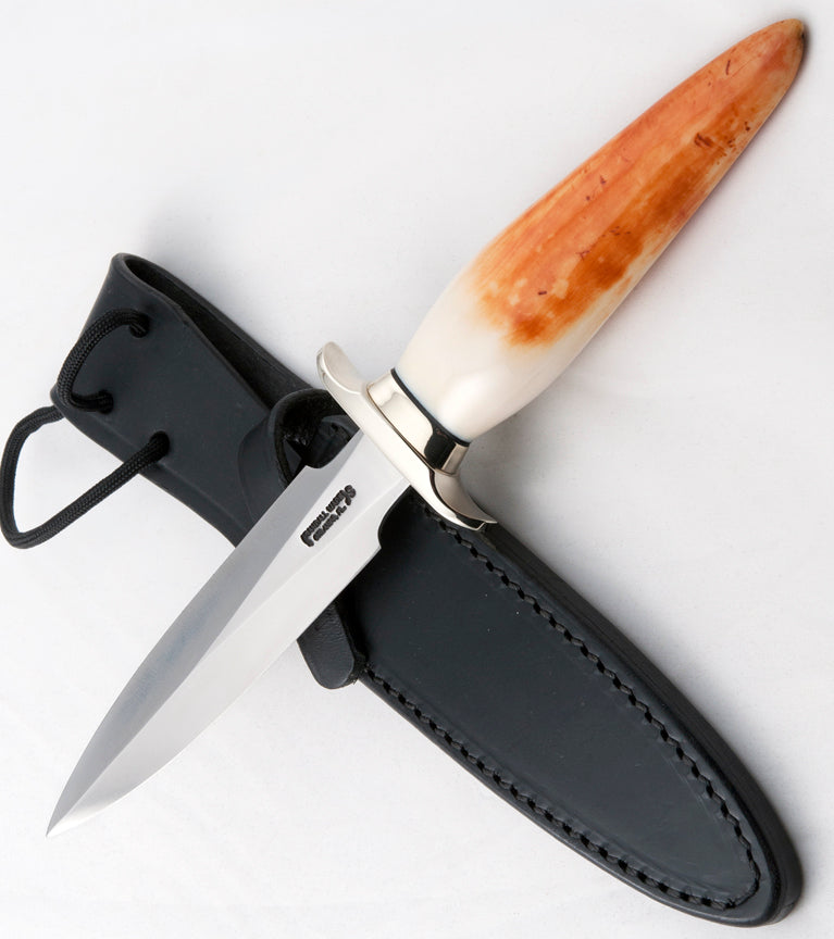 RANDALL USA KNIVES MODEL 2-5 ALL PURPOSE FIGHTER KNIFE HIGH CARBON STEEL STAG/ANTLER HANDLE W/SHEATH PRE-OWNED