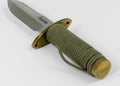 RANDALL USA KNIVES MODEL 18-5.5 ALL PURPOSE ATTACK SURVIVAL KNIFE OD GREEN ROPE HANDLE HIGH CARBON STEEL W/SHEATH PRE-OWNED