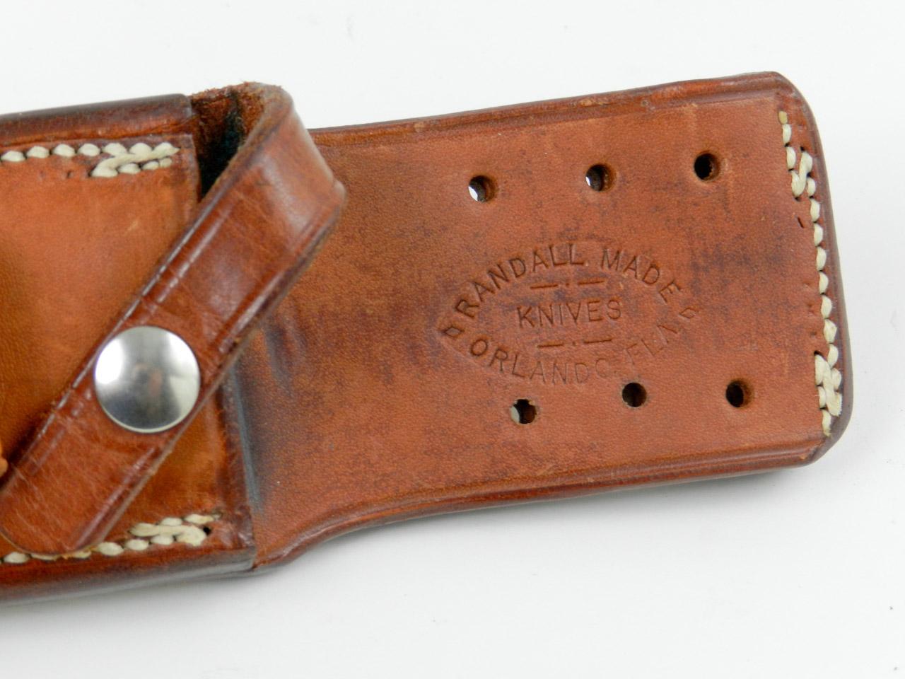 RANDALL USA KNIVES MODEL 18-5.5 ALL PURPOSE ATTACK SURVIVAL KNIFE OD GREEN ROPE HANDLE HIGH CARBON STEEL W/SHEATH PRE-OWNED