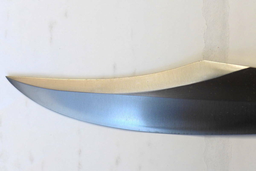 RANDALL USA KNIVES MODEL 12-8 BOWIE ALL PURPOSE FIGHTER KNIFE HIGH CARBON STEEL STAG/ANTLER  HANDLE W/SHEATH PRE-OWNED