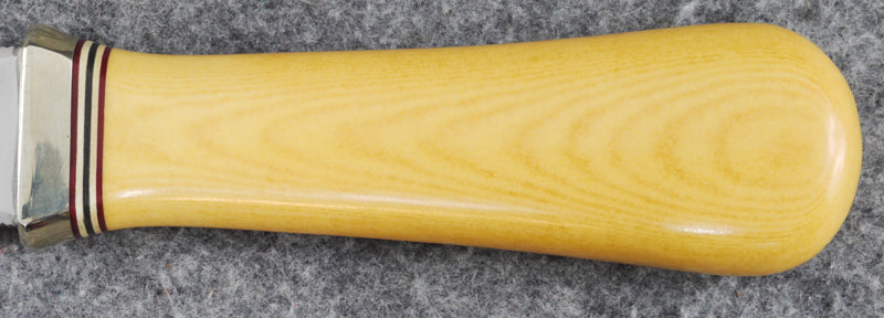 RANDALL USA KNIVES MODEL 24-4 ALL PURPOSE GUARDIAN SURVIVAL KNIFE YELLOW MICARTA HANDLE HIGH CARBON STEEL W/SHEATH PRE-OWNED