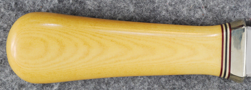 RANDALL USA KNIVES MODEL 24-4 ALL PURPOSE GUARDIAN SURVIVAL KNIFE YELLOW MICARTA HANDLE HIGH CARBON STEEL W/SHEATH PRE-OWNED