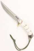 RANDALL USA KNIVES MODEL 3-6 ALL PURPOSE FIGHTER KNIFE HIGH CARBON STEEL WHITE STAG/ANTLER HANDLE  W/SHEATH PRE-OWNED3