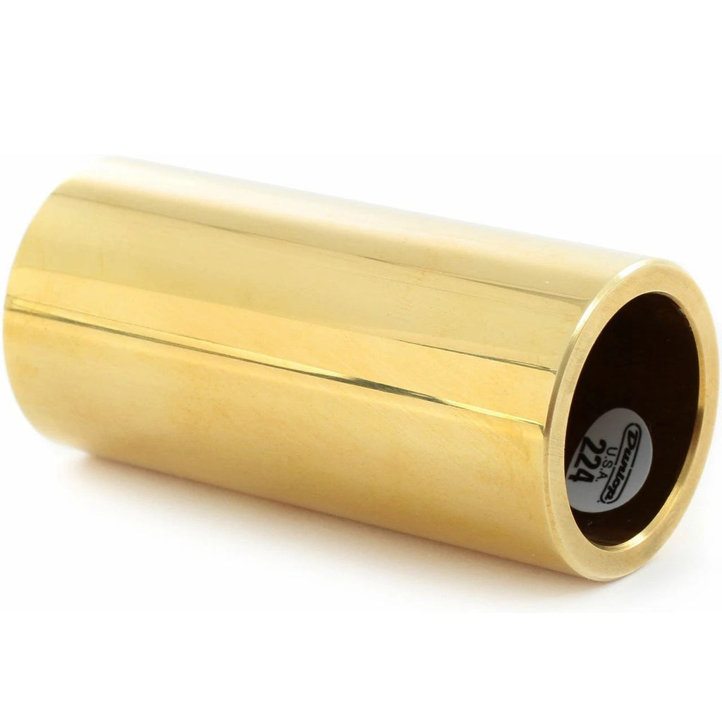 ZZZ...DUNLOP 224 Solid Brass Guitar Slide, Heavy Wall Thickness, Medium NEW