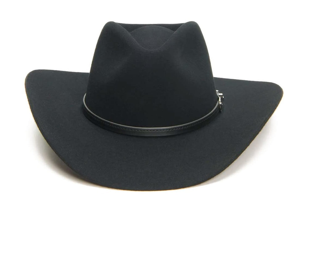 tc...STETSON Men's Seneca 4X Cowboy BLACK Hat WESTERN HAT BRAND NEW