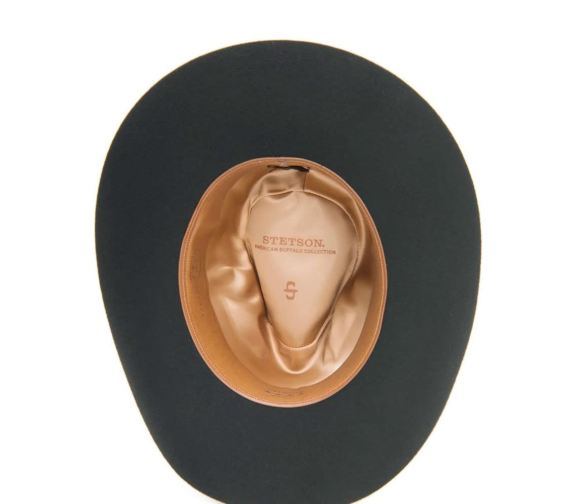 tc...STETSON Men's Seneca 4X Cowboy BLACK Hat WESTERN HAT BRAND NEW